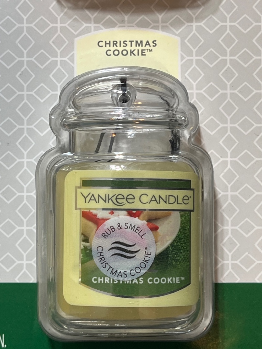 Yankee Candle Christmas Cookie Car Jar Ultimate Air Freshener 🍪🚗 NEW